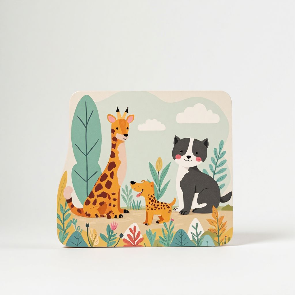 Puzzle Progressivo - Animais da Quinta
